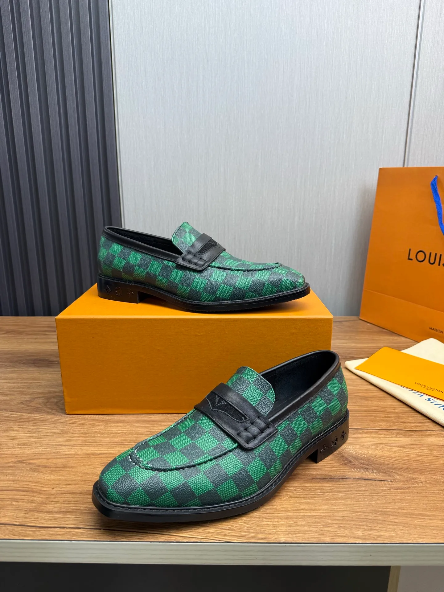 Factory 720💰 LV. Men's business casual leather shoes, all made of imported original brand leather, just to create a more comfortable wearing experience, original non-slip and wear-resistant outsole ✔️16-45 (38.45 non-refundable)